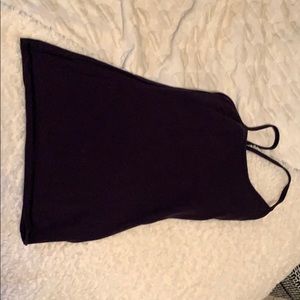 Navy power Y Lululemon tank